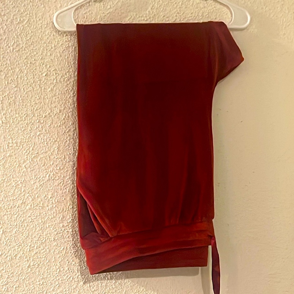 Torrid burgundy velour set